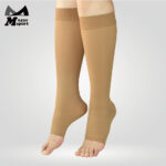 Open Toe Compression Knee High Socks