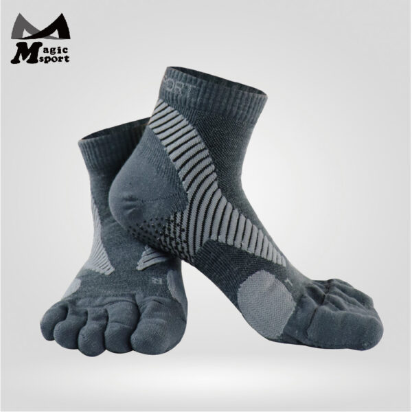 400_Merino Wool Non-Slip Crew Toe Socks_New Grey-01