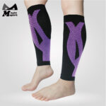 Kinesiology Taping Compression Calf Sleeves Pro-Black