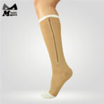 Zipper Compression Knee High Socks