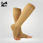 Open Toe Compression Knee High Socks