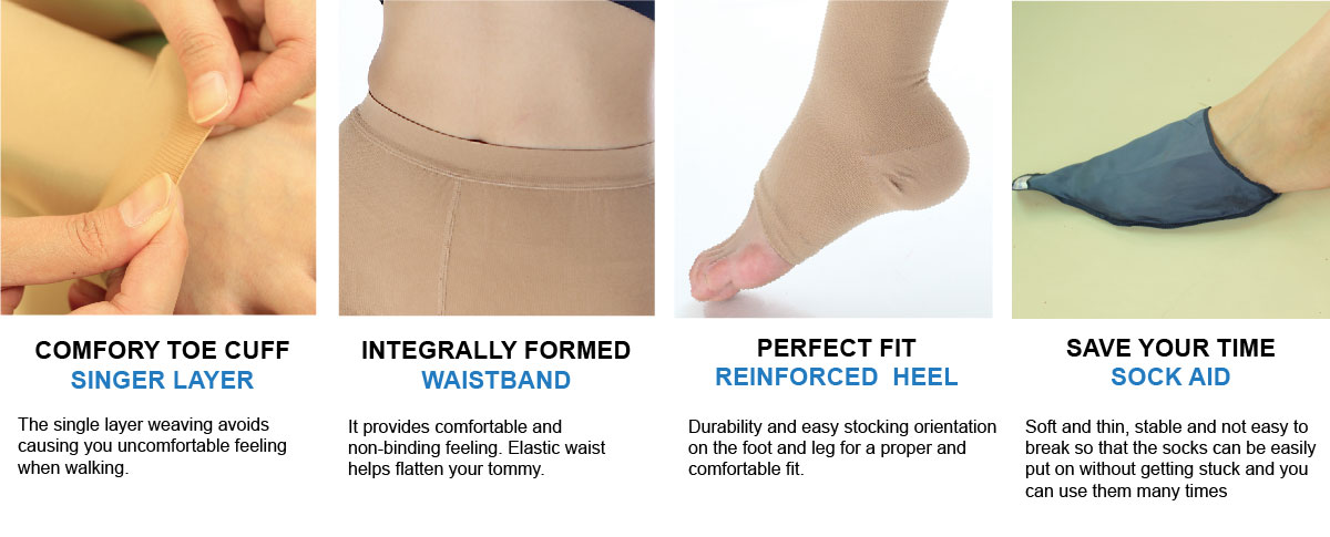 Medical Compression Pantyhose_Tights_Medical Compression_OEM socks_Varicose Vein_Blood Circulation_Compression Socks