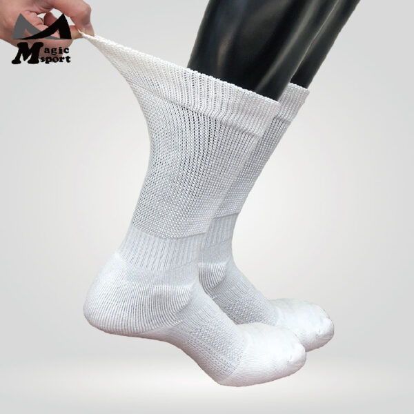 Non-Binding Diabetic Socks_Crew Socks_Cushion Socks_Foot Padding Socks_Custom Socks