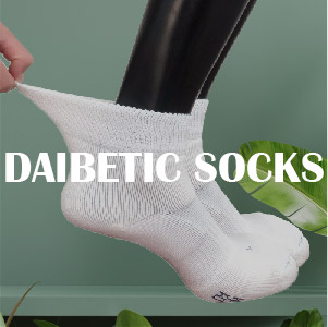 Non-Binding Diabetic Socks_Ankle Socks_Cushion Socks_Foot Padding Socks_Custom Socks