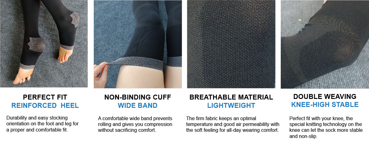 Graphene Compression Socks, OEM Socks, Custom Socks, Graphene Socks, Compression Sleeves, Open Toe Compression Socks, Thigh High Sleeves, Nighttime Socks, Compression Socks for Night