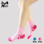 Athletic Cushioned Crew Socks-Pink