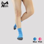 Athletic Cushioned Crew Socks-Blue