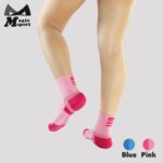 Athletic Cushioned Crew Socks-Pink