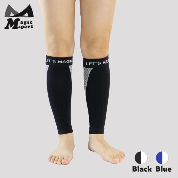 JG-291_Kinesiology Taping Compression Calf Sleeves-Black