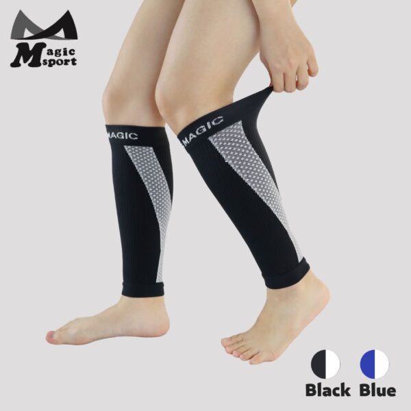 JG-291_Kinesiology Taping Compression Calf Sleeves-Black