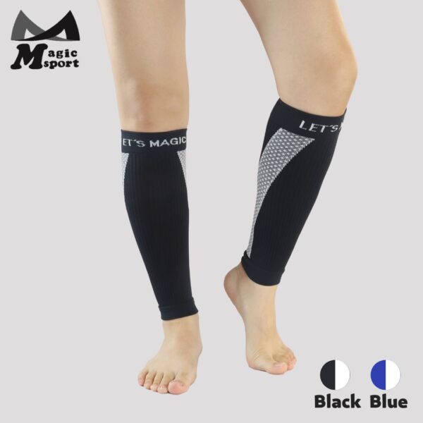 JG-291_Kinesiology Taping Compression Calf Sleeves-Black