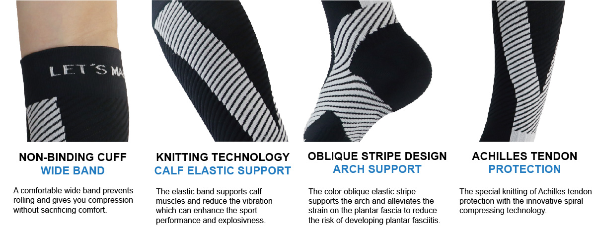 JG-336_ Kinesio Taping Stripe Compression Knee High Socks-06