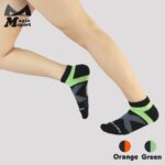Ankle Cushioned Sports Socks-Green