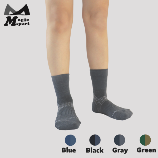 JG-402_Morandi Merino Wool Cushioned Above Ankle Socks-Gray-02