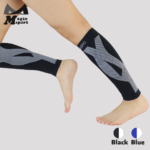 Kinesiology Taping Compression Calf Sleeves Pro-Black