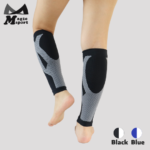 Kinesiology Taping Compression Calf Sleeves Pro-Black