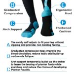 Compression Knee High Socks With Ankle Cushion