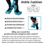 Compression Knee High Socks With Ankle Cushion