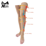 Open Toe Compression Thigh High Socks