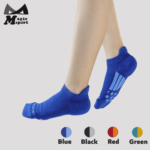 Smartcel sensitive foot padding ankle socks-Blue