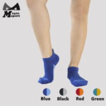 Smartcel sensitive foot padding ankle socks-Blue