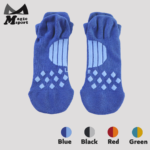 Smartcel sensitive foot padding ankle socks-Blue