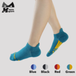 Smartcel Sensitive Foot Padding Ankle Socks-Green