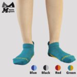 Smartcel Sensitive Foot Padding Ankle Socks-Green