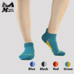 Smartcel Sensitive Foot Padding Ankle Socks-Green