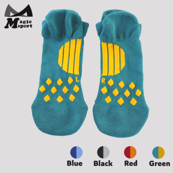 Smartcel-sensitive-foot-padding-ankle-socks-Green