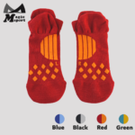 Smartcel Sensitive Foot Padding Ankle Socks-Red