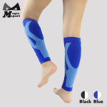 Kinesiology Taping Compression Calf Sleeves Pro-Blue