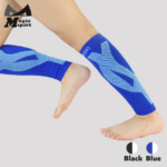 Kinesiology Taping Compression Calf Sleeves Pro-Blue