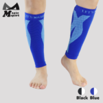Kinesiology Taping Compression Calf Sleeves Pro-Blue