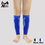 Kinesiology Taping Compression Calf Sleeves Pro-Blue